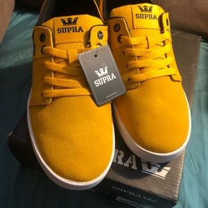 Supra Stacks II Caution Black White 7.5